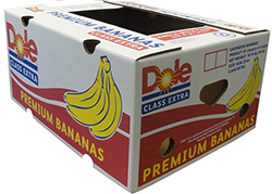 Banánová krabice na stěhování v Praze